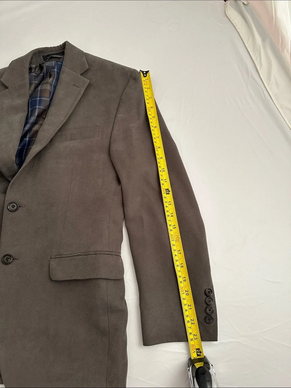 Lauren Ralph Lauren gray vegan suede exterior sport jacket 38S